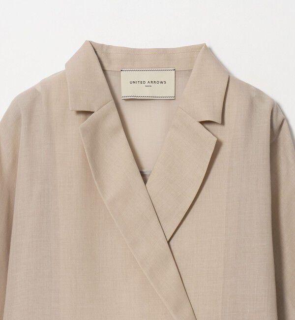 UNITED ARROWS「シアー ドルマン ブラウス ジャケット ‐ウォッシャブル‐」|テーラードジャケット|