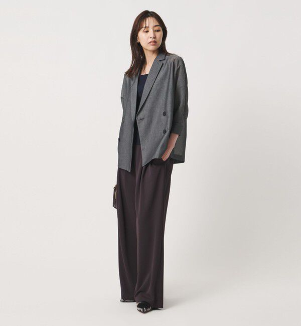 UNITED ARROWS「シアー ドルマン ブラウス ジャケット ‐ウォッシャブル‐」|テーラードジャケット|