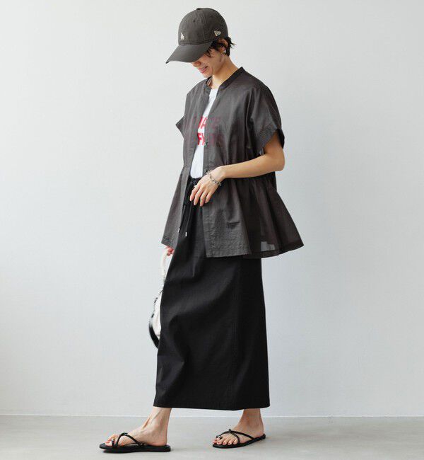 UNITED ARROWS green label relaxing「［size SHORT/TALLあり］オルマイ LI/MIX タイト スカート」|タイト|