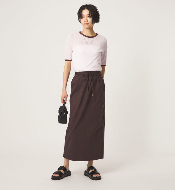 UNITED ARROWS green label relaxing「［size SHORT/TALLあり］オルマイ LI/MIX タイト スカート」|タイト|