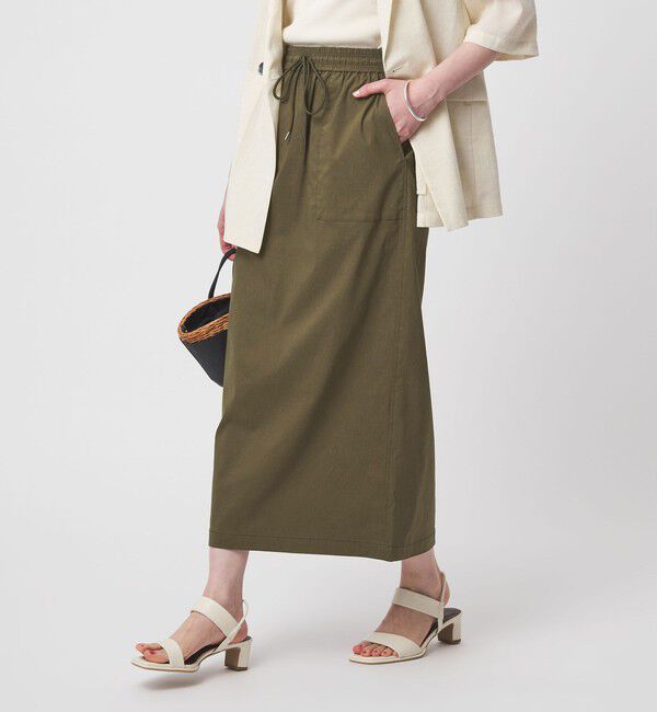 UNITED ARROWS green label relaxing「［size SHORT/TALLあり］オルマイ LI/MIX タイト スカート」|タイト|