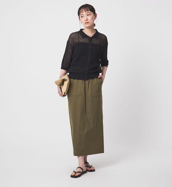 UNITED ARROWS green label relaxing「［size SHORT/TALLあり］オルマイ LI/MIX タイト スカート」|タイト|