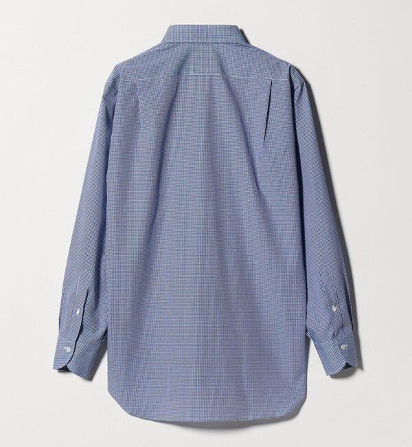 UNITED ARROWS green label relaxing「MADE BY HITOYOSHI ギンガムチェック ワイドカラー ドレスシャツ」|シャツ・ブラウス|