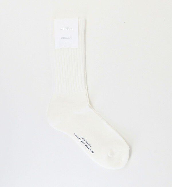 UNITED ARROWS green label relaxing「GLR ルーズ ソックス」|ソックス|OFF WHITE