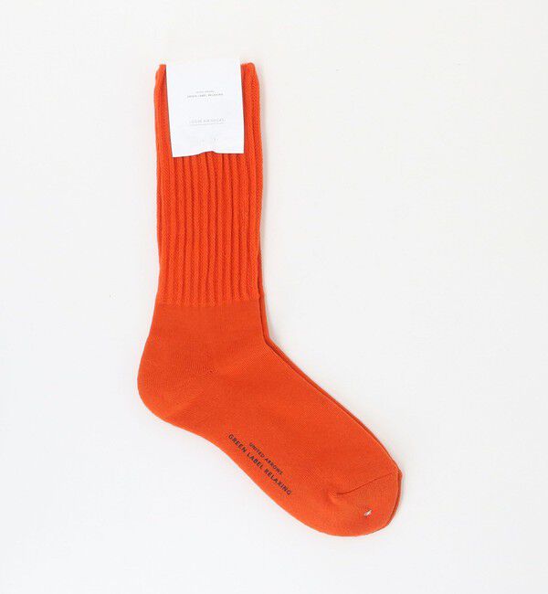 UNITED ARROWS green label relaxing「GLR ルーズ ソックス」|ソックス|ORANGE