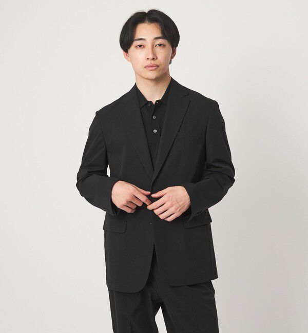 UNITED ARROWS green label relaxing「A+ PERTEX UNLIMITED コットンライク リラックス セットアップジャケット -ウォッシャブル・ストレッチ・撥」|テーラードジャケット|