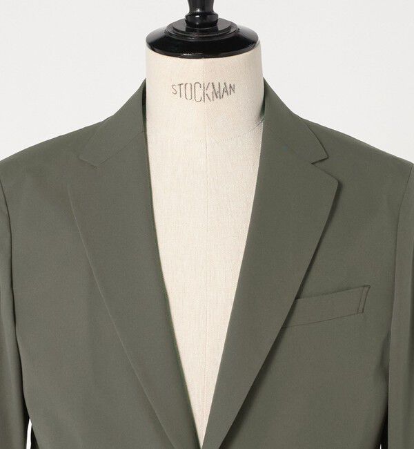 UNITED ARROWS green label relaxing「A+ PERTEX UNLIMITED コットンライク リラックス セットアップジャケット -ウォッシャブル・ストレッチ・撥」|テーラードジャケット|