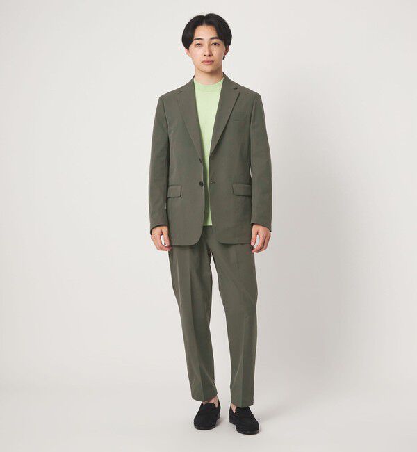 UNITED ARROWS green label relaxing「A+ PERTEX UNLIMITED コットンライク リラックス セットアップジャケット -ウォッシャブル・ストレッチ・撥」|テーラードジャケット|
