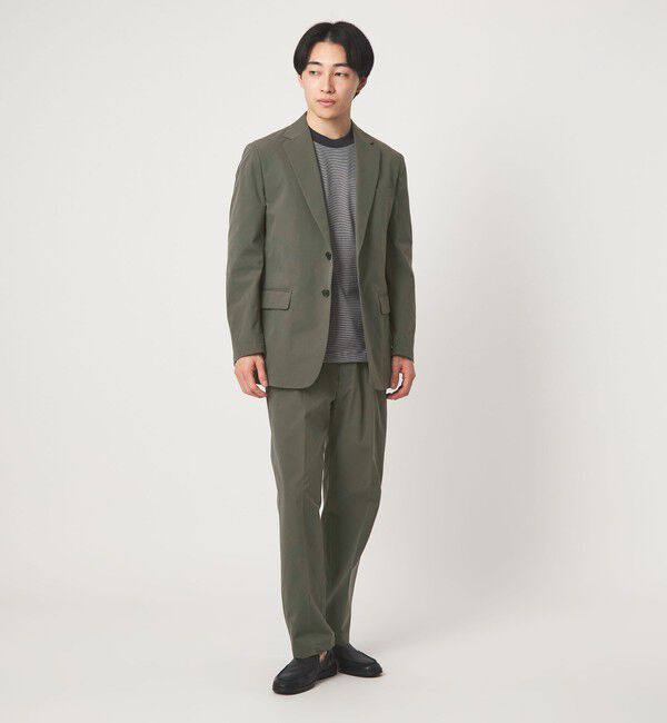 UNITED ARROWS green label relaxing「A+ PERTEX UNLIMITED コットンライク リラックス セットアップジャケット -ウォッシャブル・ストレッチ・撥」|テーラードジャケット|