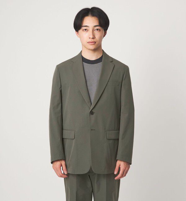 UNITED ARROWS green label relaxing「A+ PERTEX UNLIMITED コットンライク リラックス セットアップジャケット -ウォッシャブル・ストレッチ・撥」|テーラードジャケット|