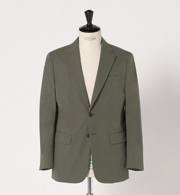 UNITED ARROWS green label relaxing「A+ PERTEX UNLIMITED コットンライク リラックス セットアップジャケット -ウォッシャブル・ストレッチ・撥」|テーラードジャケット|