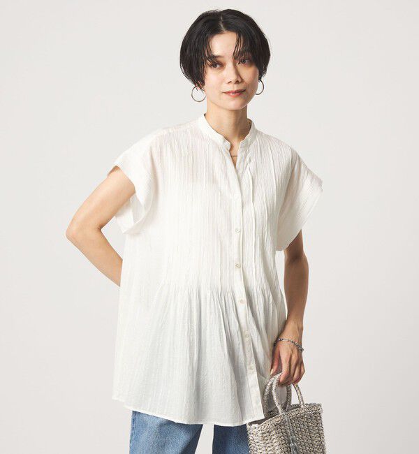 UNITED ARROWS green label relaxing「ピンタック シャツ」|シャツ・ブラウス|