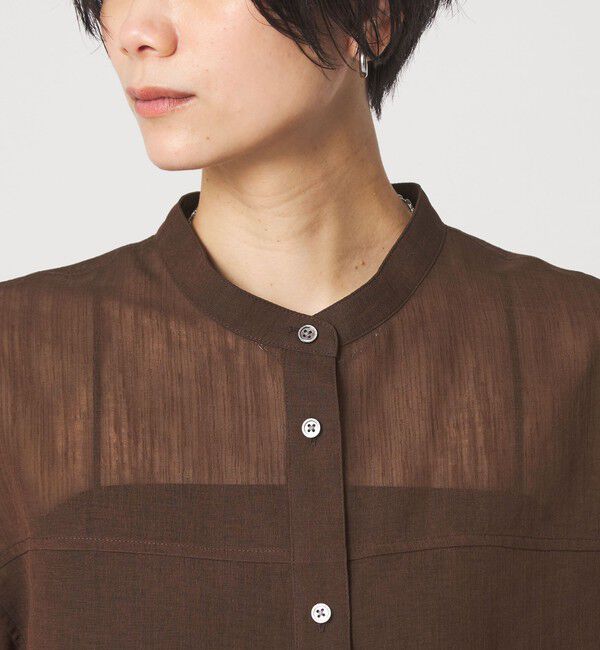 UNITED ARROWS green label relaxing「ラミーライク ショートスリーブ シャツ 通気性」|シャツ・ブラウス|