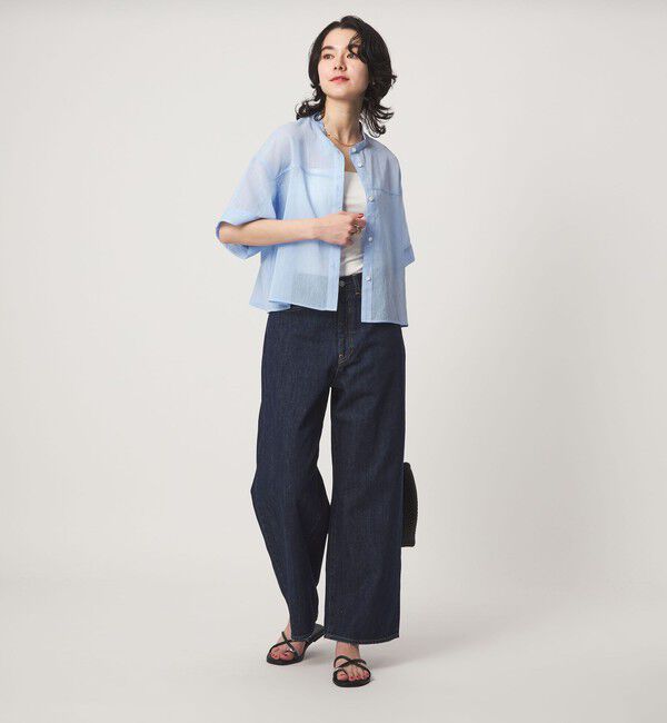 UNITED ARROWS green label relaxing「ラミーライク ショートスリーブ シャツ 通気性」|シャツ・ブラウス|