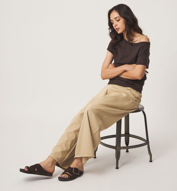 UNITED ARROWS green label relaxing「ビッグバックル フラットサンダル」|サンダル|