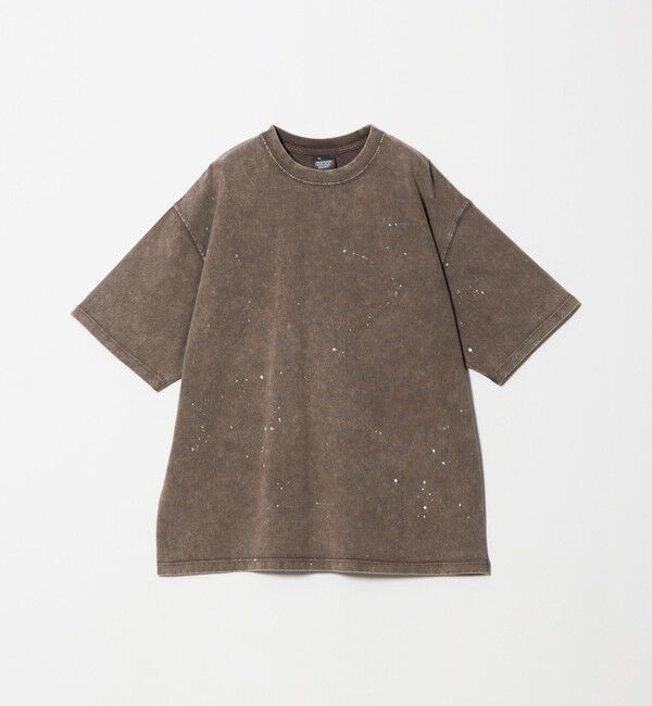 UNITED ARROWS green label relaxing「【別注】＜SCREEN STARS＞GLR ドロップ ペイント 半袖 Tシャツ」|Tシャツ・カットソー|DK.BROWN