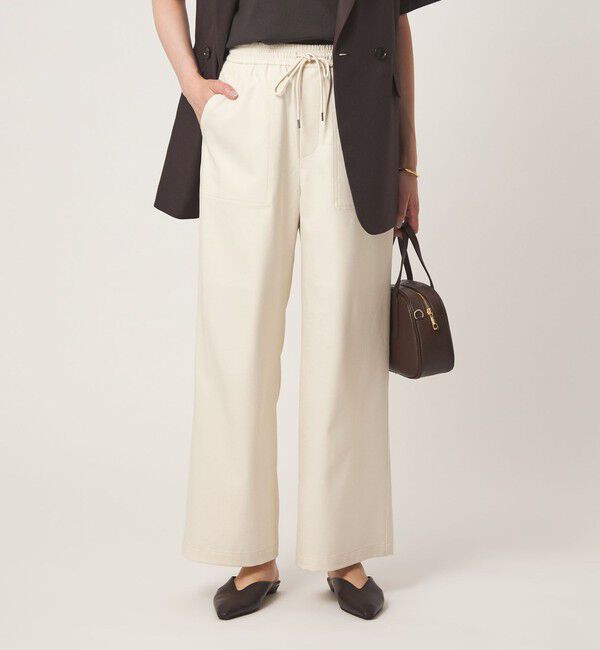 UNITED ARROWS green label relaxing「［size SHORT/TALLあり］オルマイ ツイル ベイカー パンツ オフホワイト」|その他|