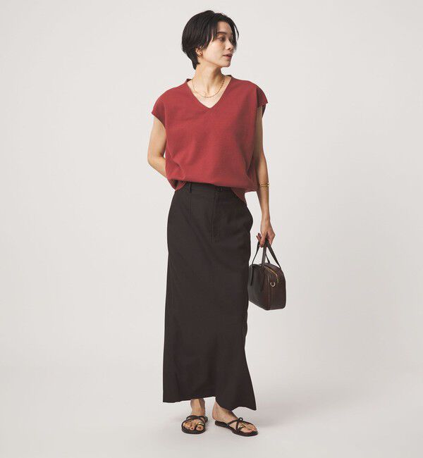 UNITED ARROWS green label relaxing「Vネック ニット ベスト」|ベスト・ジレ|