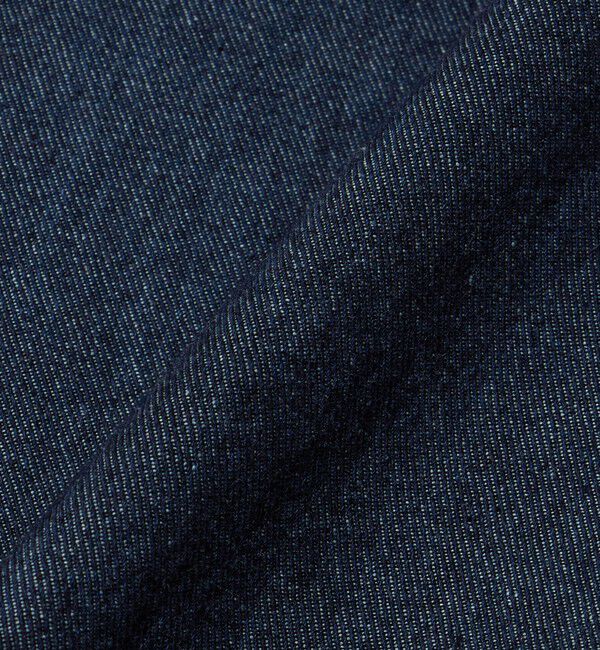 UNITED ARROWS green label relaxing「デニム スタンドカラー フリル ワンピース / キッズ 100cm-160cm」|ワンピース|