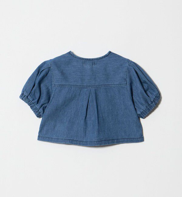 UNITED ARROWS green label relaxing「デニム 5分袖 シャツハオリ / キッズ 100cm-160cm」|カーディガン|