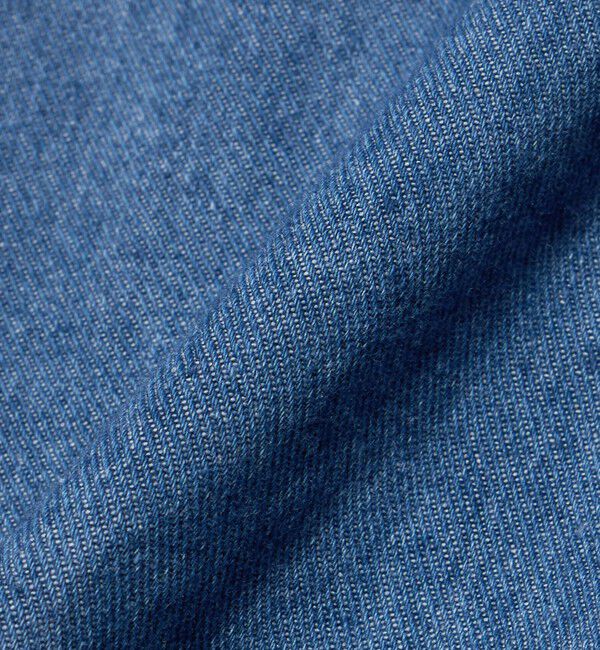 UNITED ARROWS green label relaxing「デニム 5分袖 シャツハオリ / キッズ 100cm-160cm」|カーディガン|