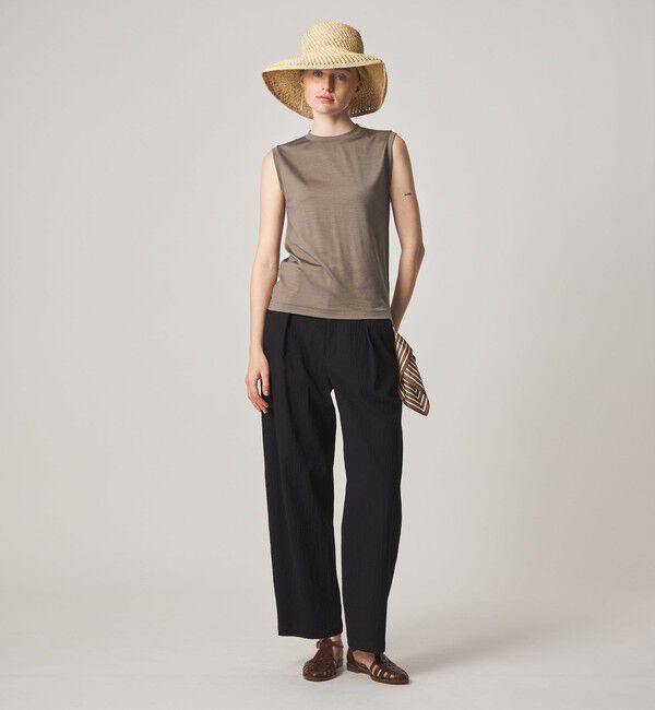 STEVEN ALAN「＜Steven Alan＞ウールジャージー ノースリーブ Tシャツ」|Tシャツ・カットソー|