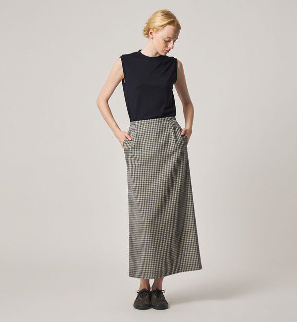 STEVEN ALAN「＜Steven Alan＞ウールジャージー ノースリーブ Tシャツ」|Tシャツ・カットソー|