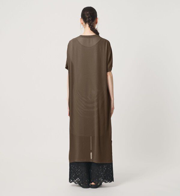 BEAUTY&YOUTH UNITED ARROWS「シフォンレイヤード ドルマンスリーブ ワンピース 」|ワンピース|