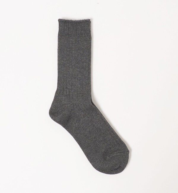 STEVEN ALAN「＜Steven Alan＞コットン リブ ソックス」|ソックス|DK.GRAY
