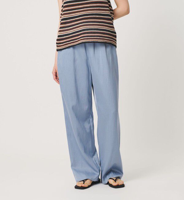 BEAUTY&YOUTH UNITED ARROWS「サテンドロースト ワイドパンツ ウォッシャブル」|その他|
