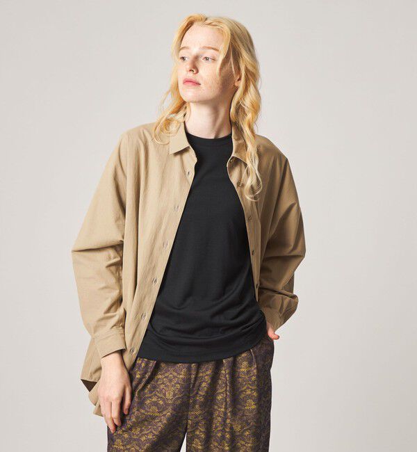 STEVEN ALAN「＜Steven Alan＞ドルマンスリーブ シャツ」|シャツ・ブラウス|BEIGE