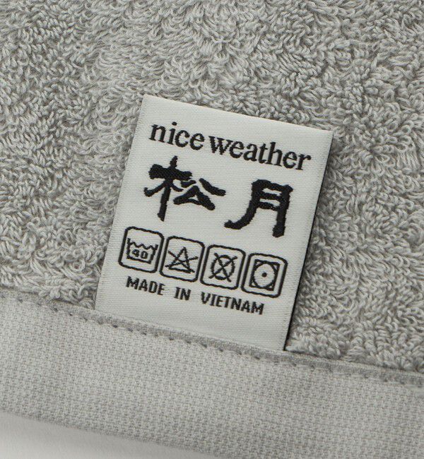 NICE WEATHER「＜NICE WEATHER＞ソリッド タオル」|タオル|