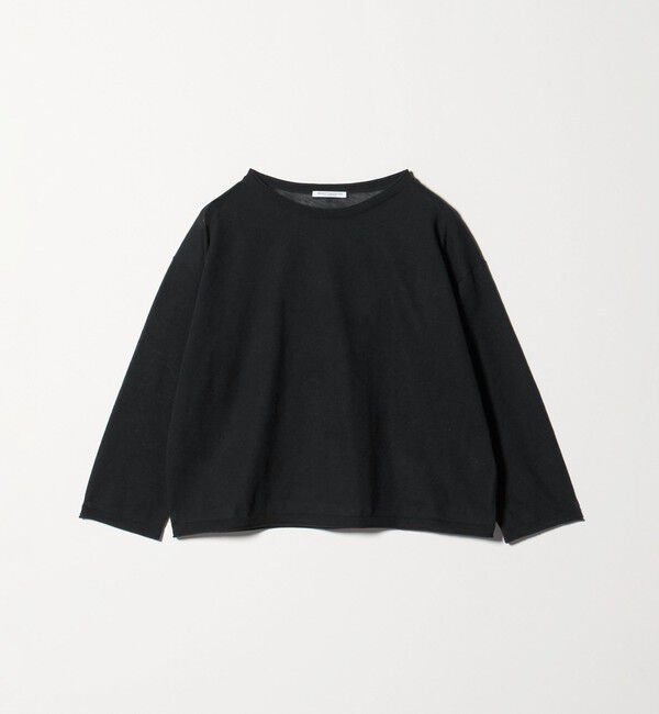 BEAUTY&YOUTH UNITED ARROWS「麻ブレンド ルーズ ボートネック ニットプルオーバー ウォッシャブル」|ニット・セーター|