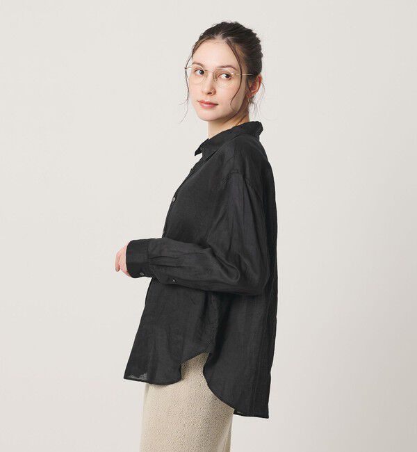 BEAUTY&YOUTH UNITED ARROWS「麻 レギュラーカラー シャツ ウォッシャブル」|シャツ・ブラウス|