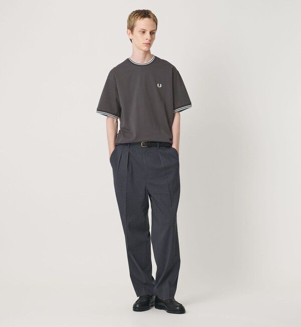 BEAUTY&YOUTH UNITED ARROWS「【別注】＜FRED PERRY＞ツインティップ クルーネック Tシャツ」|Tシャツ・カットソー|