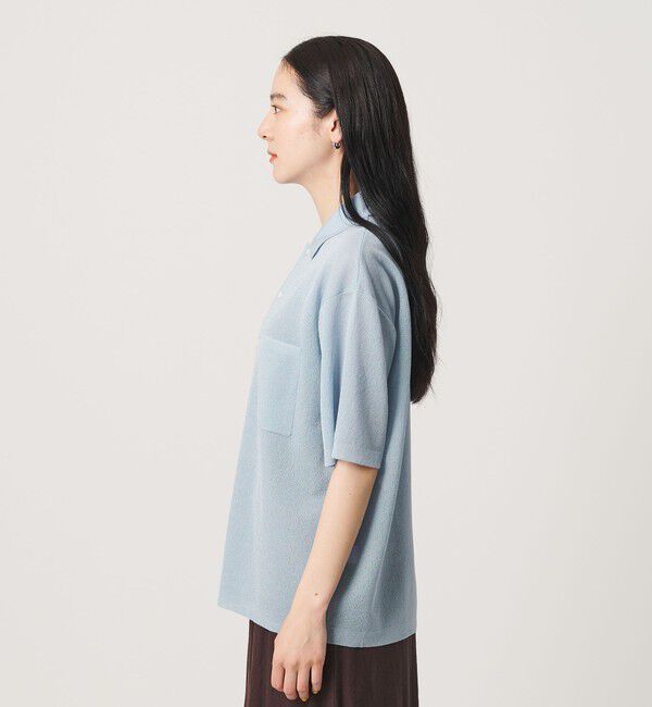 BEAUTY&YOUTH UNITED ARROWS「ミラノリブ ショートスリーブ シャツカーディガン ウォッシャブル」|カーディガン|