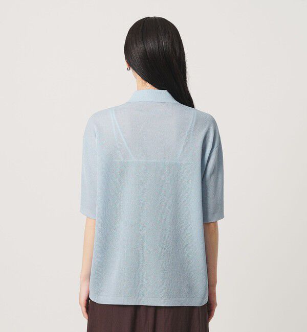 BEAUTY&YOUTH UNITED ARROWS「ミラノリブ ショートスリーブ シャツカーディガン ウォッシャブル」|カーディガン|