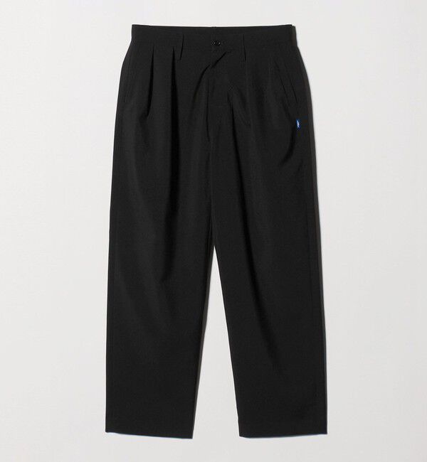 NICE WEATHER「＜NICE WEATHER＞ツータック スラックス」|スラックス|BLACK