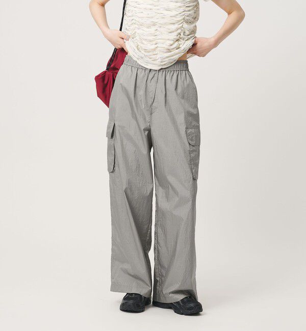 BEAUTY&YOUTH UNITED ARROWS「ナイロン ドローストリング カーゴパンツ」|カーゴ|