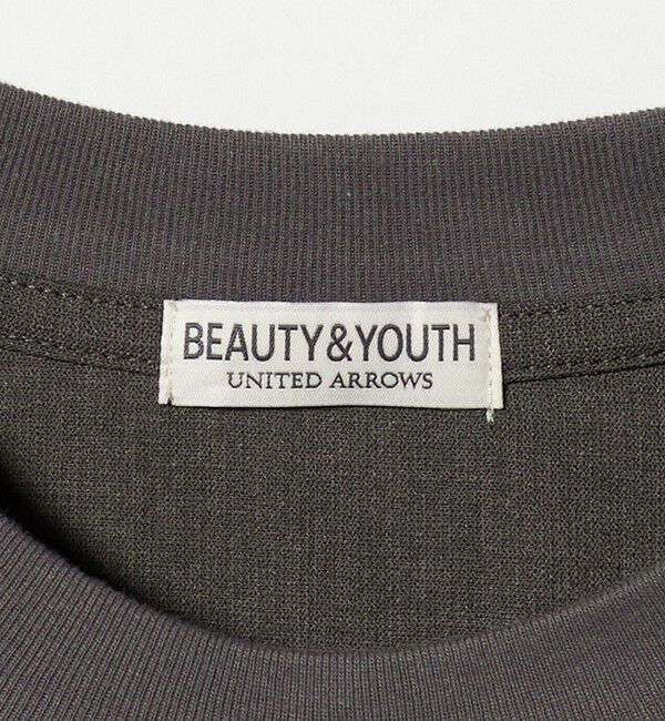 BEAUTY&YOUTH UNITED ARROWS「フラックス ライク アジャスト クルーネック Tシャツ 吸水速乾 ストレッチ 通気性」|Tシャツ・カットソー|
