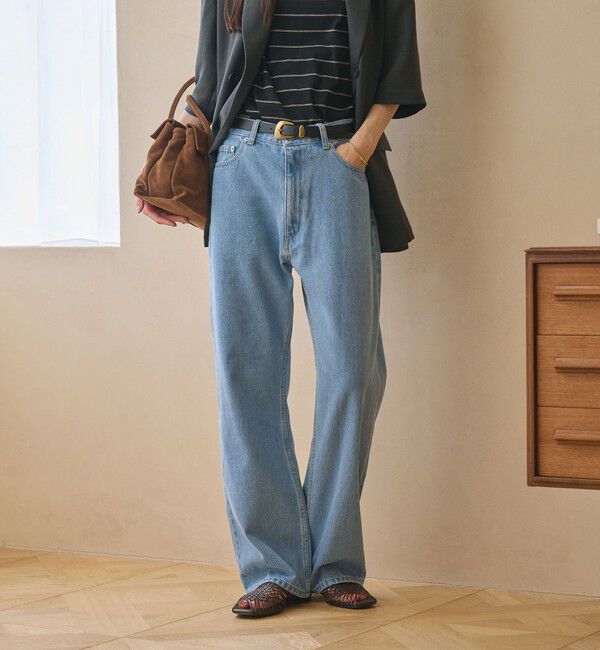 BEAUTY&YOUTH UNITED ARROWS「【WEB限定】ワイドフレア デニムパンツ ウォッシャブル」|デニム|