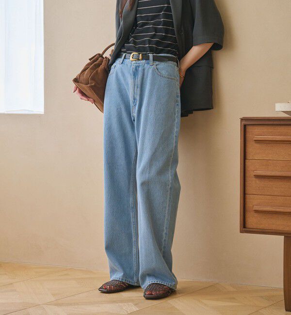 BEAUTY&YOUTH UNITED ARROWS「【WEB限定】ワイドフレア デニムパンツ ウォッシャブル」|デニム|