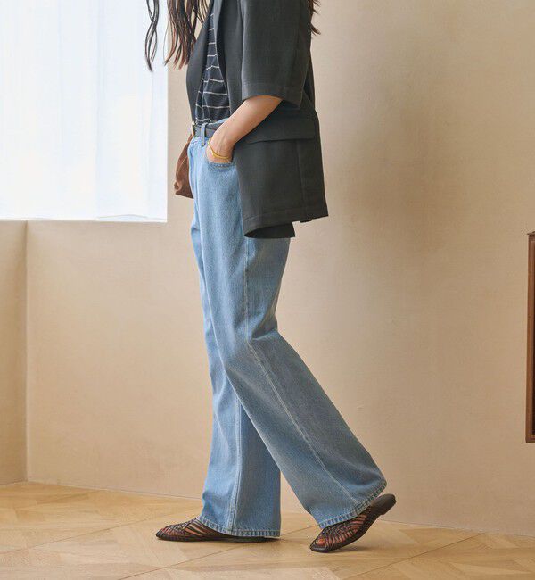 BEAUTY&YOUTH UNITED ARROWS「【WEB限定】ワイドフレア デニムパンツ ウォッシャブル」|デニム|
