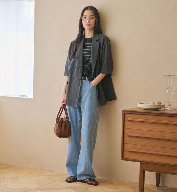BEAUTY&YOUTH UNITED ARROWS「【WEB限定】ワイドフレア デニムパンツ ウォッシャブル」|デニム|