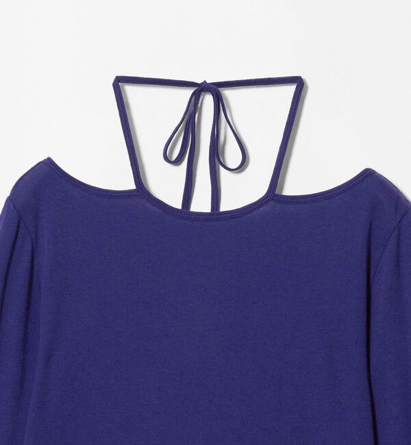 ATTISESSION「＜ATTISESSION＞コットンカシミヤ ホルターネックカットソー」|Tシャツ・カットソー|