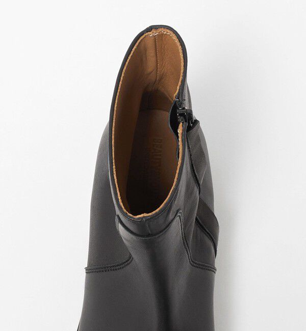 BEAUTY&YOUTH UNITED ARROWS「ラム ジッパー ブーツ」|ロングブーツ|