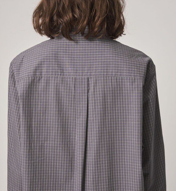 STEVEN ALAN「＜Steven Alan＞コットン ミニ チェック シャツ」|シャツ・ブラウス|