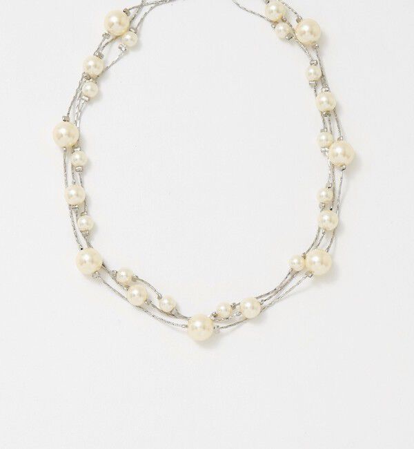 BEAUTY&YOUTH UNITED ARROWS「ランダム パールモチーフ ネックレス」|ネックレス|