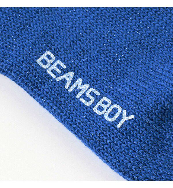 BEAMSBOY「BEAMS BOY / ラメ リブ クルー ソックス NEW」|ソックス|