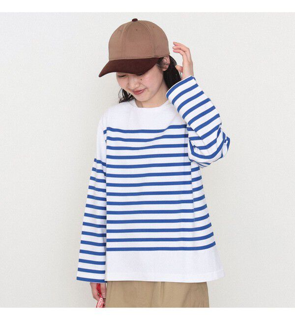 BEAMSBOY「ナバルボーダー ビッグ ボートネック カットソー」|Tシャツ・カットソー|